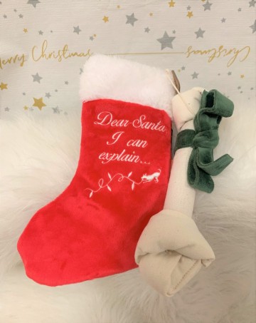P.L.A.Y. Good Dog Stocking Merry Woofmas