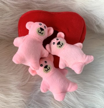 ZippyPaws Valentine´s Burrow Heart 'n Bears Beertjes
