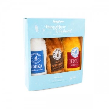 ZippyPaws Spirits Three Pack Happy Hour Crusherz