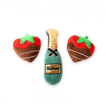Set Champagne Strawberry PetShop by Fringe Studio