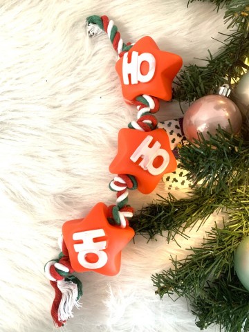 Happy Pet Vinyl Kersttouw HOHOHO