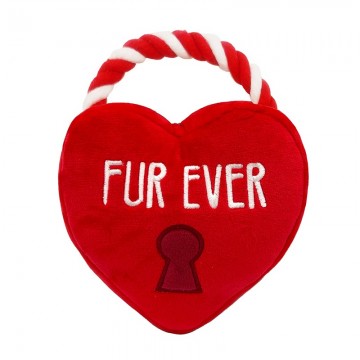 Lulubelles Power Plush Fur Ever Lock Heart