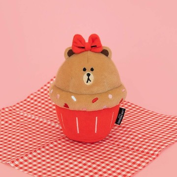 ZippyPaws LineFriends Cupcake Choco Face
