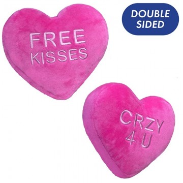 Lulubelles Power Plush Free Kisses Heart Double Sided