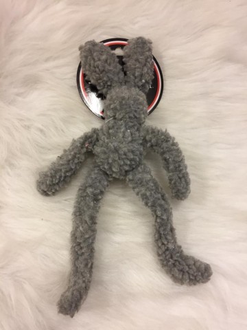 Velveties Konijn Grijs 1