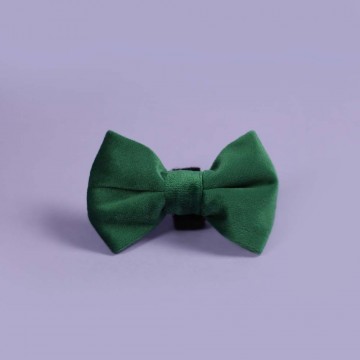 Barx Bow Tie Velvet Emerald