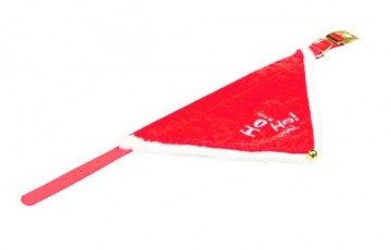 Trixie Halsband Zakdoek HO-HO-HO Rood/Wit