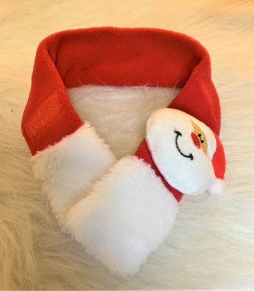 Hondensjaal Kerstman Klittenband