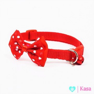 Halsband Puppy Dots Red