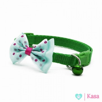 Halsband Puppy Dots Green