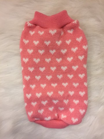Trui Knitted Hearts 2
