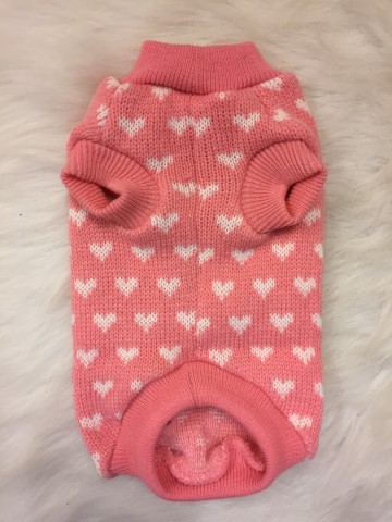 Trui Knitted Hearts 3