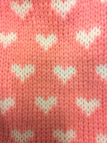 Trui Knitted Hearts 4