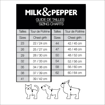 Milk & Pepper Hondentuig Declan Maat