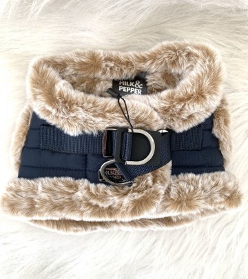 Milk & Pepper Hondentuig Yuri Marine Fur Beige Wintertuig