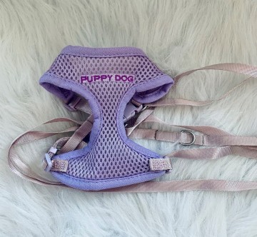 Trixie Junior Tuigje Riem Set Lila