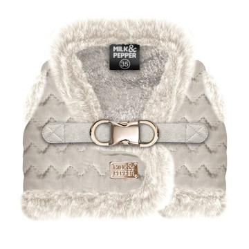 Milk & Pepper Hondentuig Ania Fur Beige
