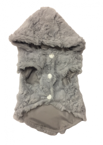 Fluffy Vestje Grey 1
