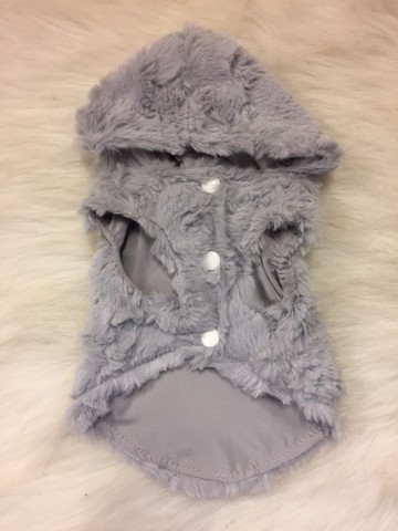 Fluffy Vestje Grey 3