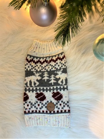 JV Dogwalk Wintertrui Beige