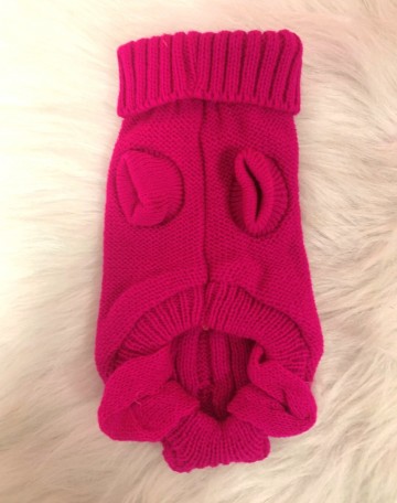 Kabeltrui Fuchsia Achterkant