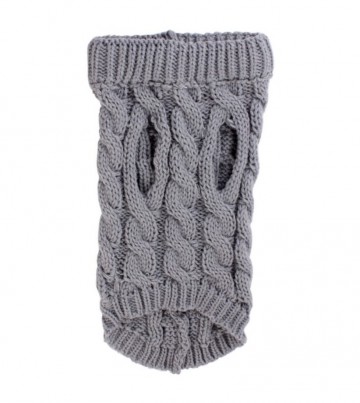 Knitted Sweater Grey Back