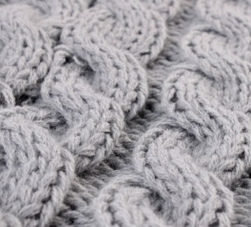 Knitted Grey Stof