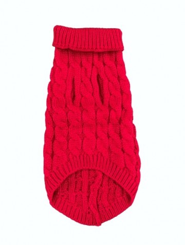 Knitted Sweater Cherry Back