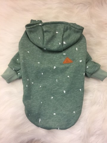 Hoodie Flake Green 1