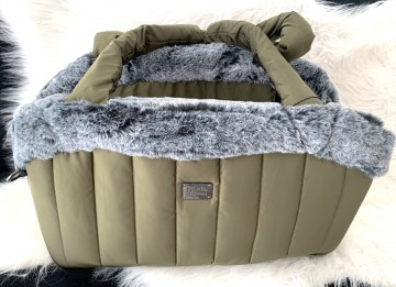 Milk & Pepper Hondentas Nanouk Kaki