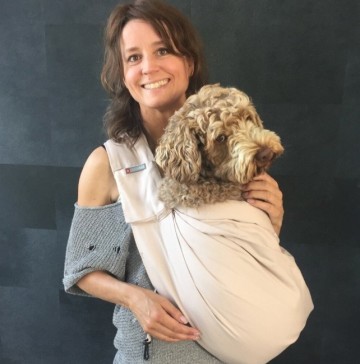 4LazyLegs Draagzak Canvas Roze Carrier