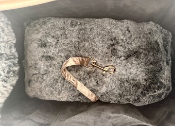 Milk & Pepper Hondentas Nanouk Rose Binnenzijde Kussen Lijn