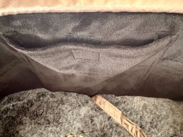 Milk & Pepper Hondentas Nanouk Rose Binnenzijde Opbergvakje Fleece