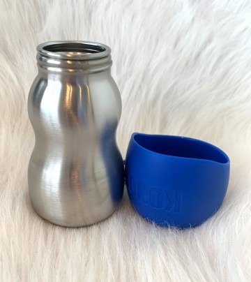 KONG H2O Waterfles RVS Blauw Bottle