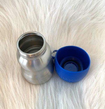 KONG H2O Waterfles RVS Blauw Drinkbak