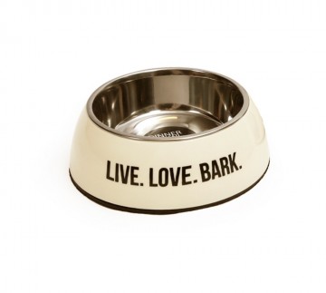 51DN Dinner Bowl Single Live Love Bark 350ml